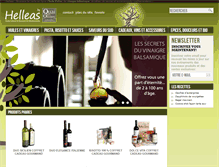 Tablet Screenshot of helleas.com